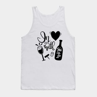 In Love With Wine Tank Top